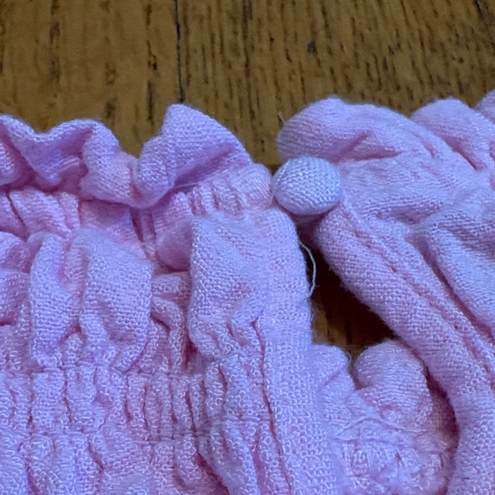 Hayden Light Pink Ruffled Blouse🩵 - Picture 4 of 6